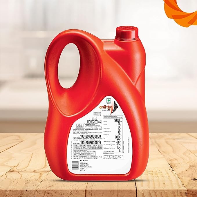 Fortune Kachi Ghani Pure Mustard Oil, 5L