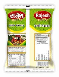 Rajesh Sabji Masala, Mixed Masala Powder with Natural Ingredients, Easy to Cook, Rich Aroma & Flavor No Added Preservatives 200gm