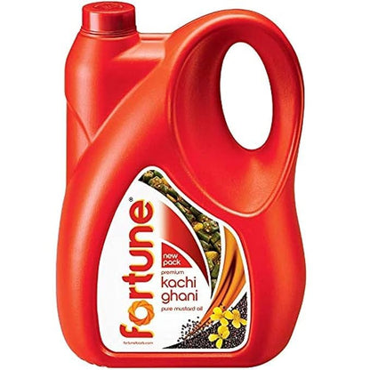 Fortune Kachi Ghani Pure Mustard Oil, 5L