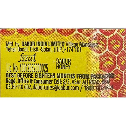 Dabur Honey Pure World's No.1 Honey Brand With No Added Sugar, 50 Gm