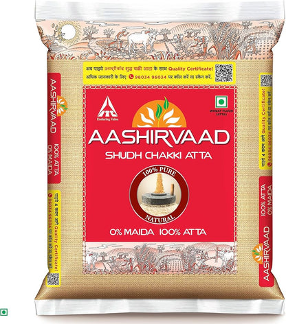 Aashirvaad Superior Atta, 100%  5kg